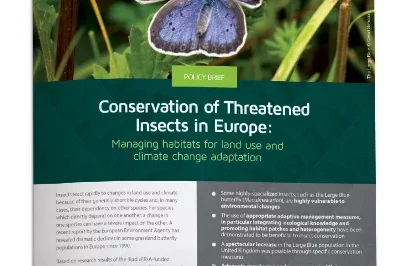 1_Conservation of Threatened Insects in Europe