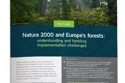 1_Natura 2000 and Europe’s forests