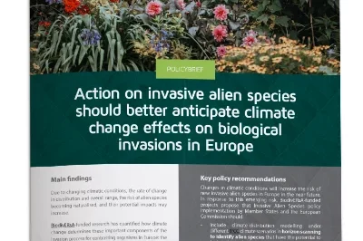 2_Action on invasive alien species should better anticipate climate change effects on biological invasions in Europe