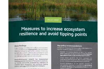 2_Measures to increase ecosystem resilience and avoid tipping points