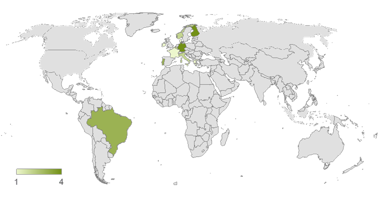 BiodivClim Knowledge Hub map