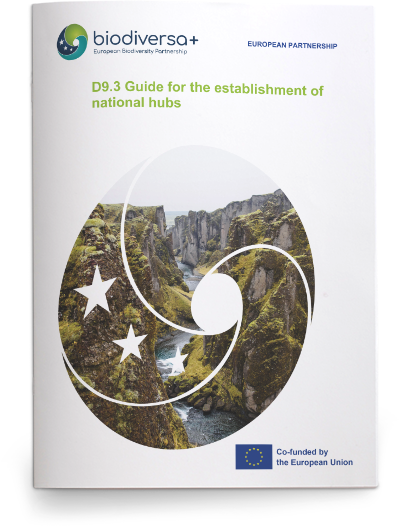 Cover of the guide for the establishment of national hubs