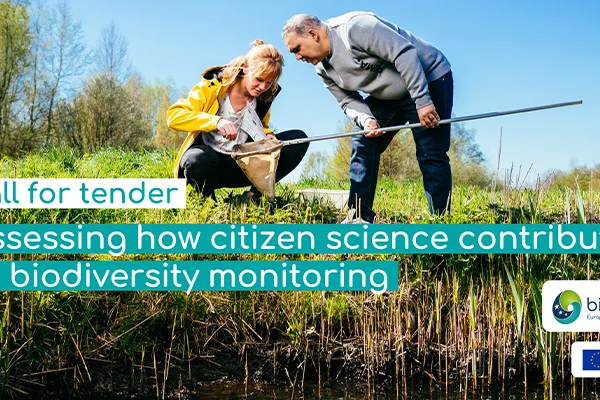 Call for tenders: Assessing how citizen science contribute to biodiversity monitoring