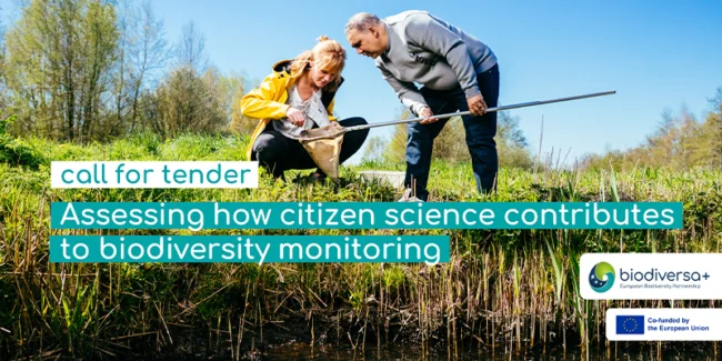 Call for tenders: Assessing how citizen science contribute to biodiversity monitoring