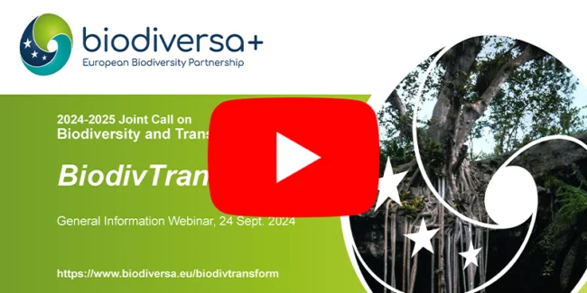 BiodivTransform information webinar