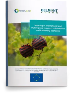 Mapping collaborations on biodiversity scenarios
