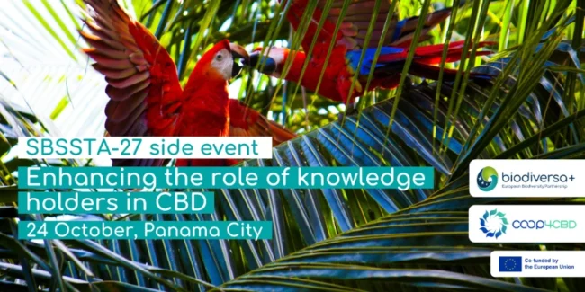 SBSSTA-27 side event: enhancing the role of knowledge holders in CBD