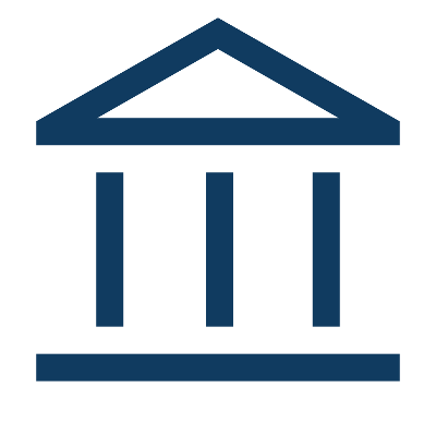 Icon used under Institutional building, Apache License 2.0 — Source: Google Material Icons