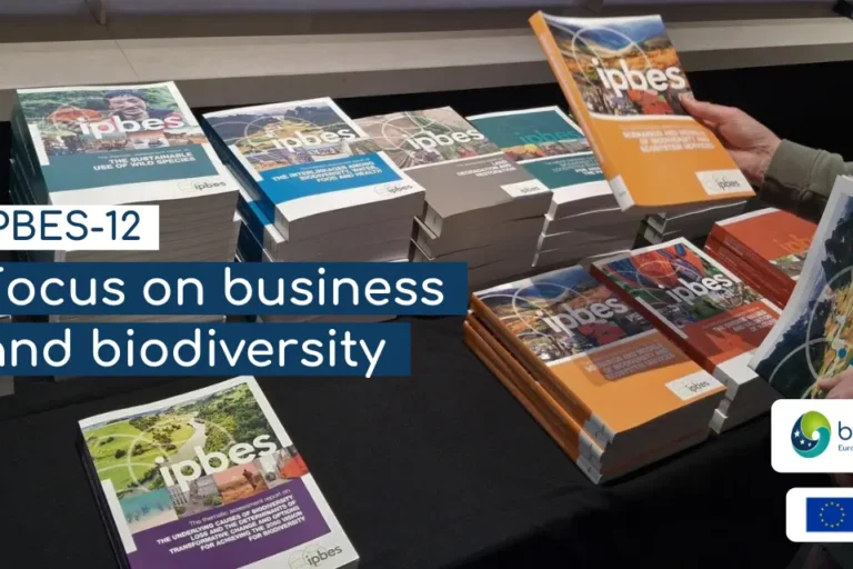 IPBES-12 Focus on business and biodiversity IPBES-12 Focus on business and biodiversity