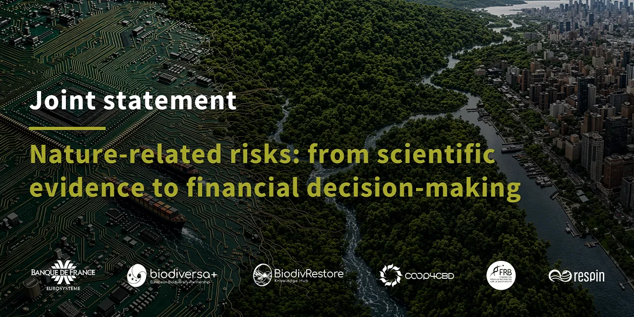Joint statement on nature-related risks